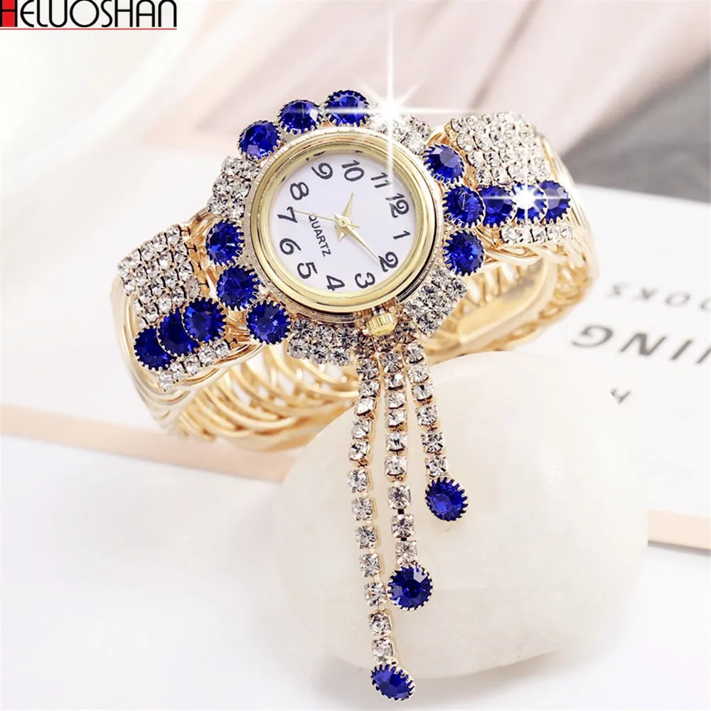 2020 Top Brand Luxury Rhinestone Bracelet Watch