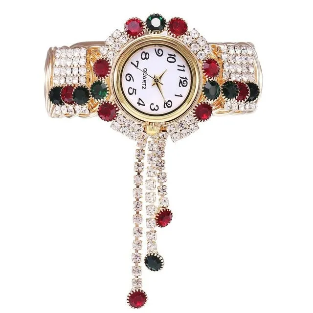 2020 Top Brand Luxury Rhinestone Bracelet Watch