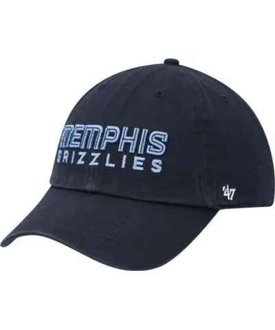 '47 Men's NBA Memphis Grizzlies Clean Up Wordmark Adjustable Hat