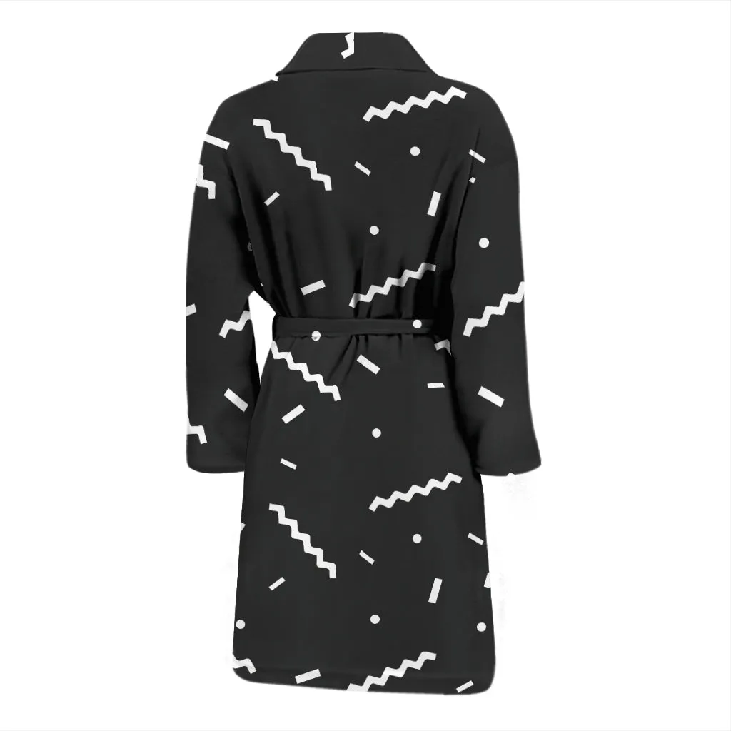 Abstract MEN'S BATHROBE