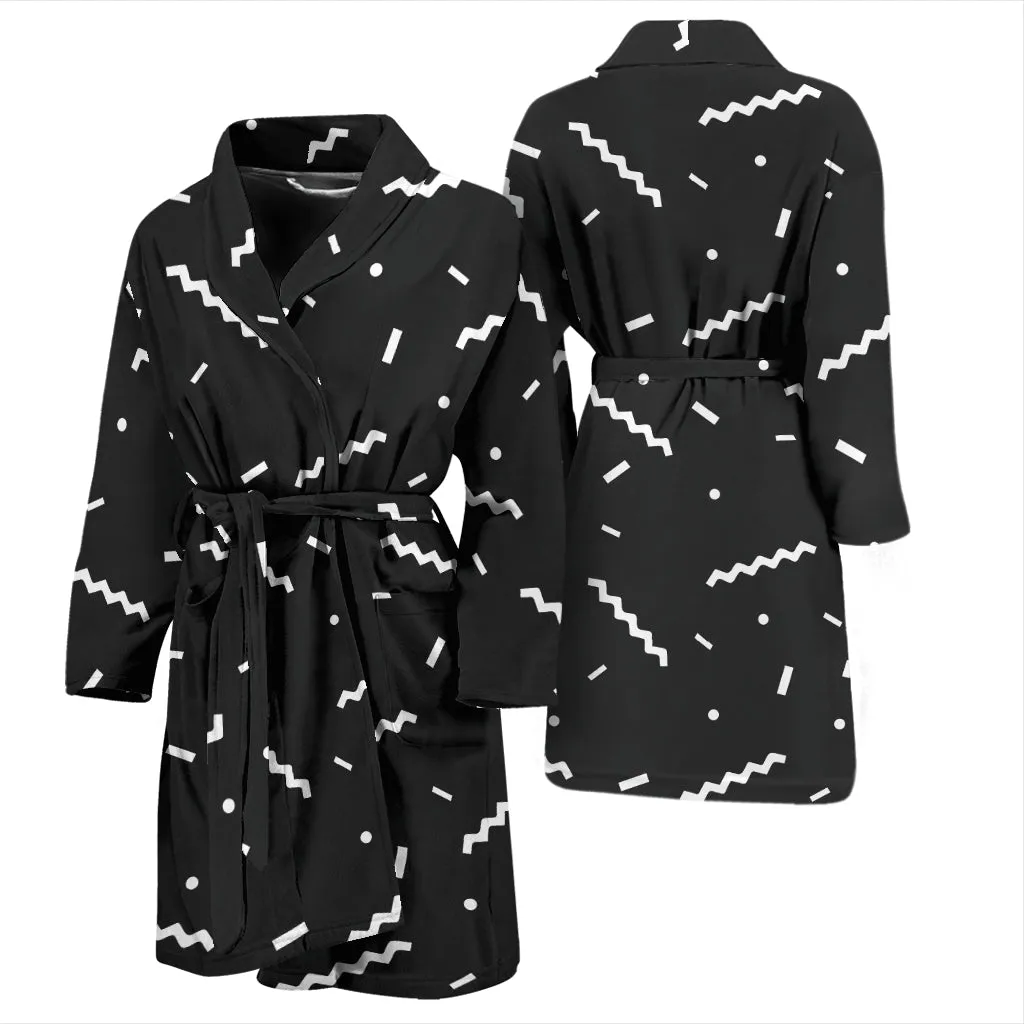 Abstract MEN'S BATHROBE