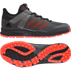 Adidas Zone Dox 1.9S 2019 Speed Black/Red/Grey Hockey Shoes