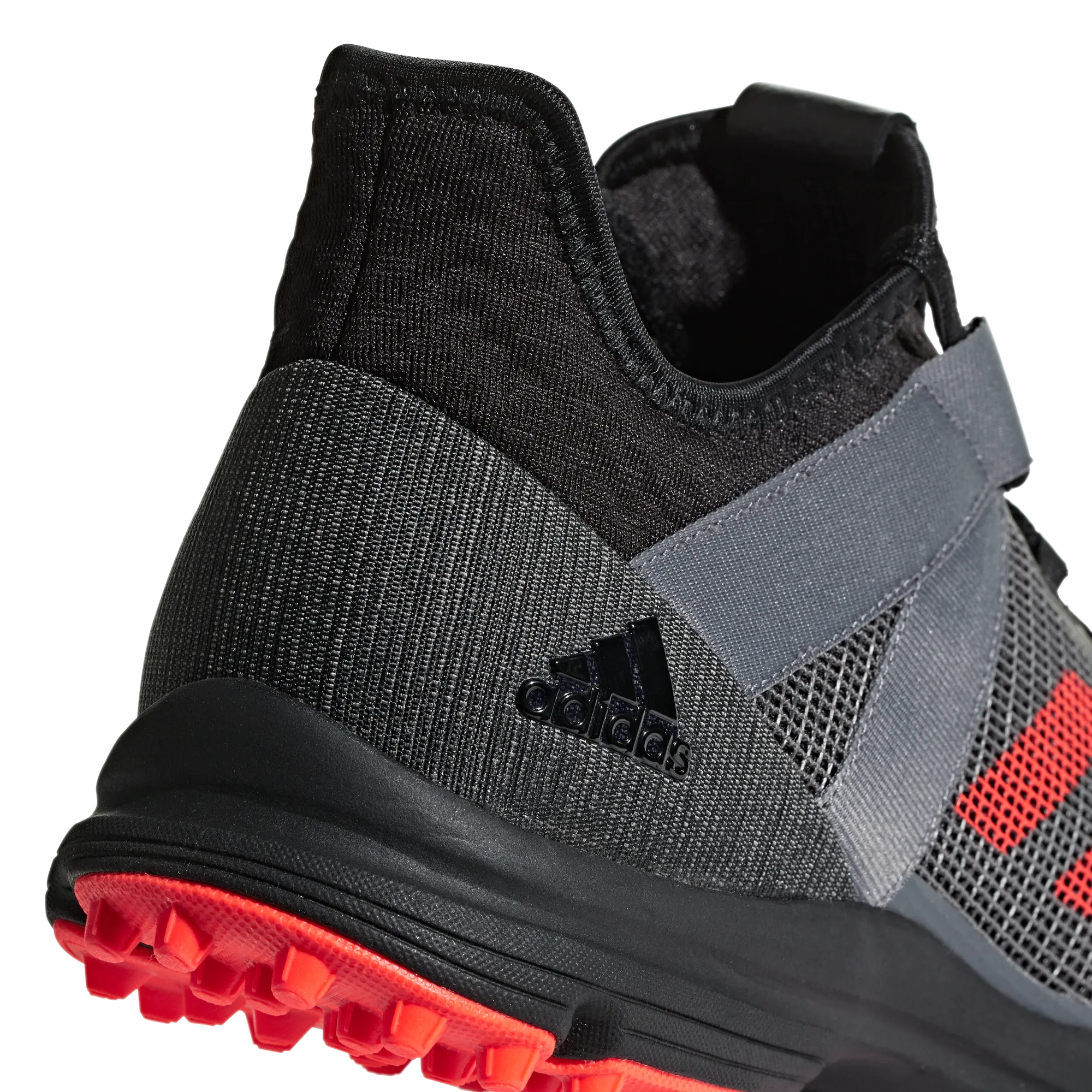 Adidas Zone Dox 1.9S 2019 Speed Black/Red/Grey Hockey Shoes