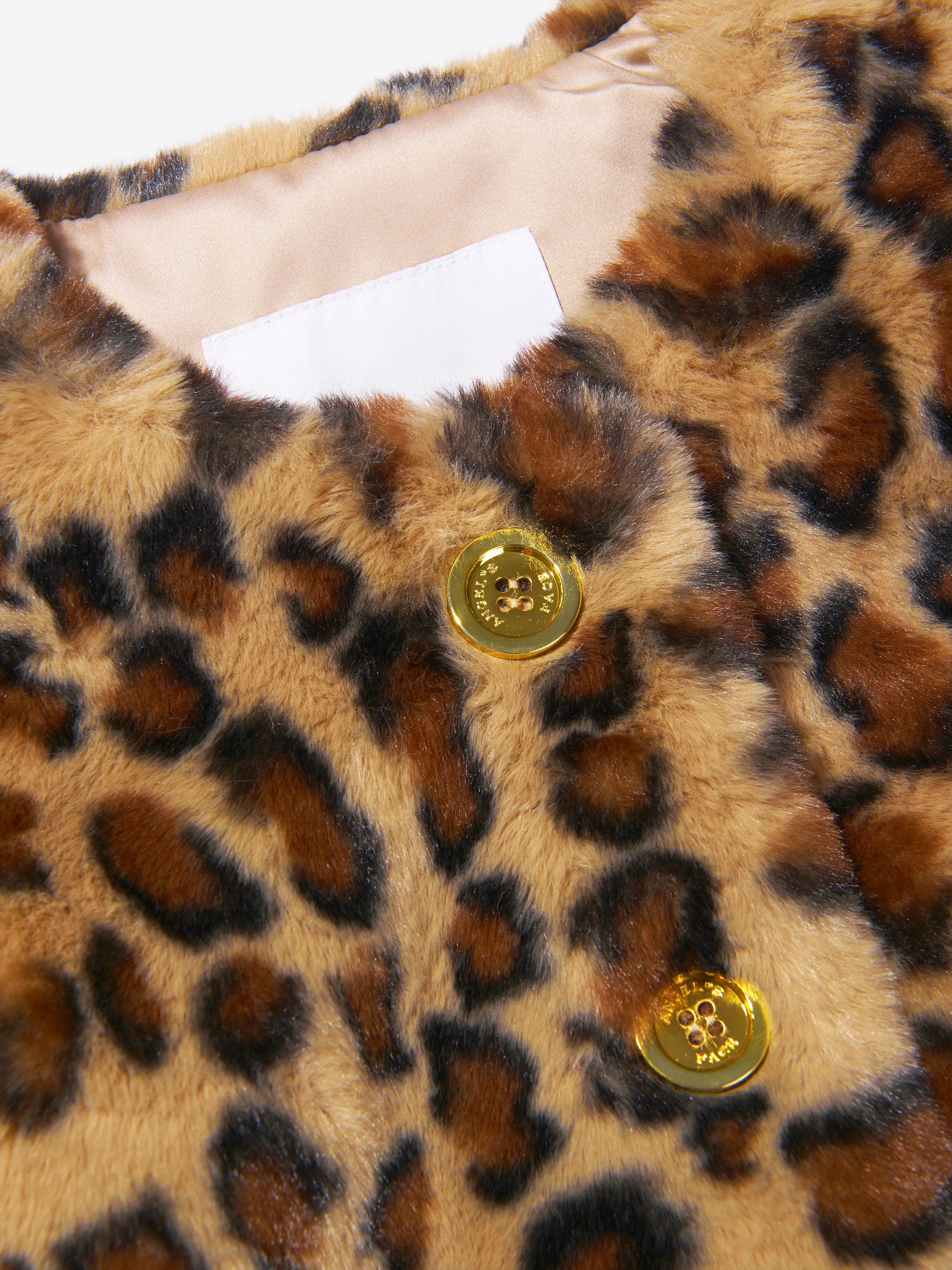 Angels Face - Girls Jill Faux Fur Leopard Gilet | Childsplay Clothing