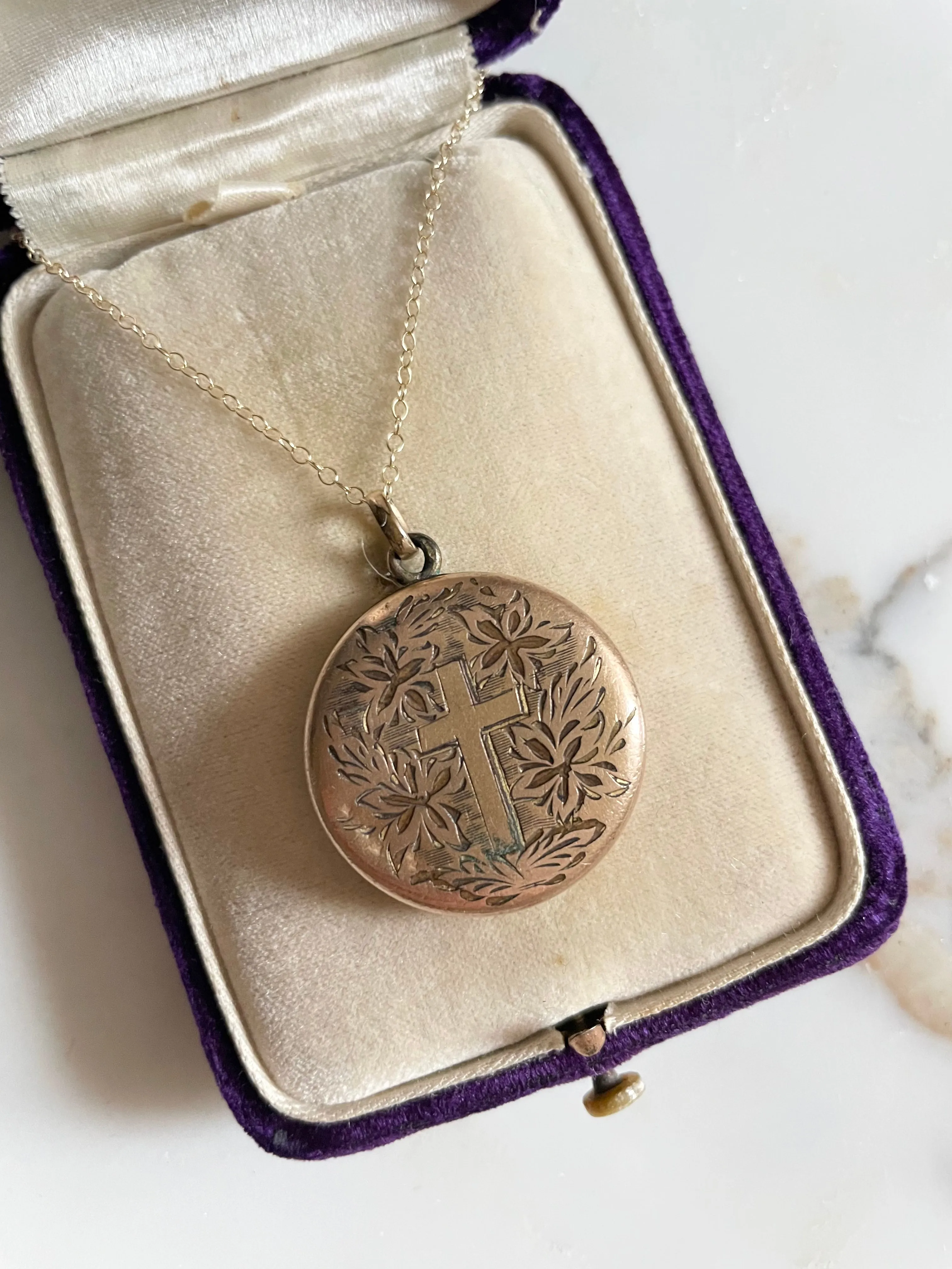 Antique Victorian Cross Locket