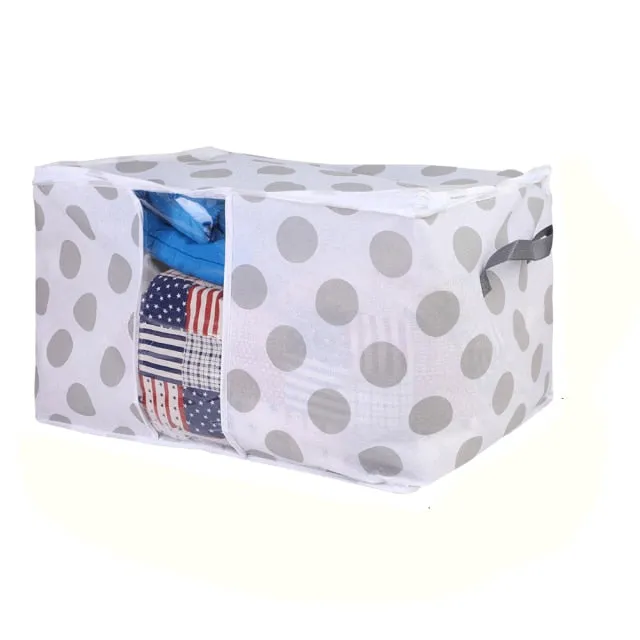 Ashore Shop clothing Zipper Fabric Moisture-Proof Storage Box