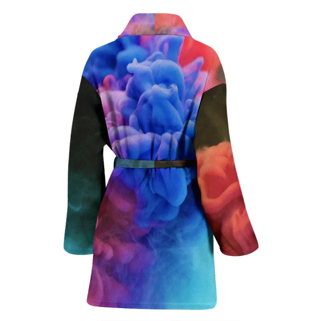 Bathrobe Watercolor Smoke Women's