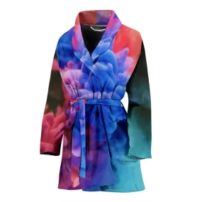 Bathrobe Watercolor Smoke Women's