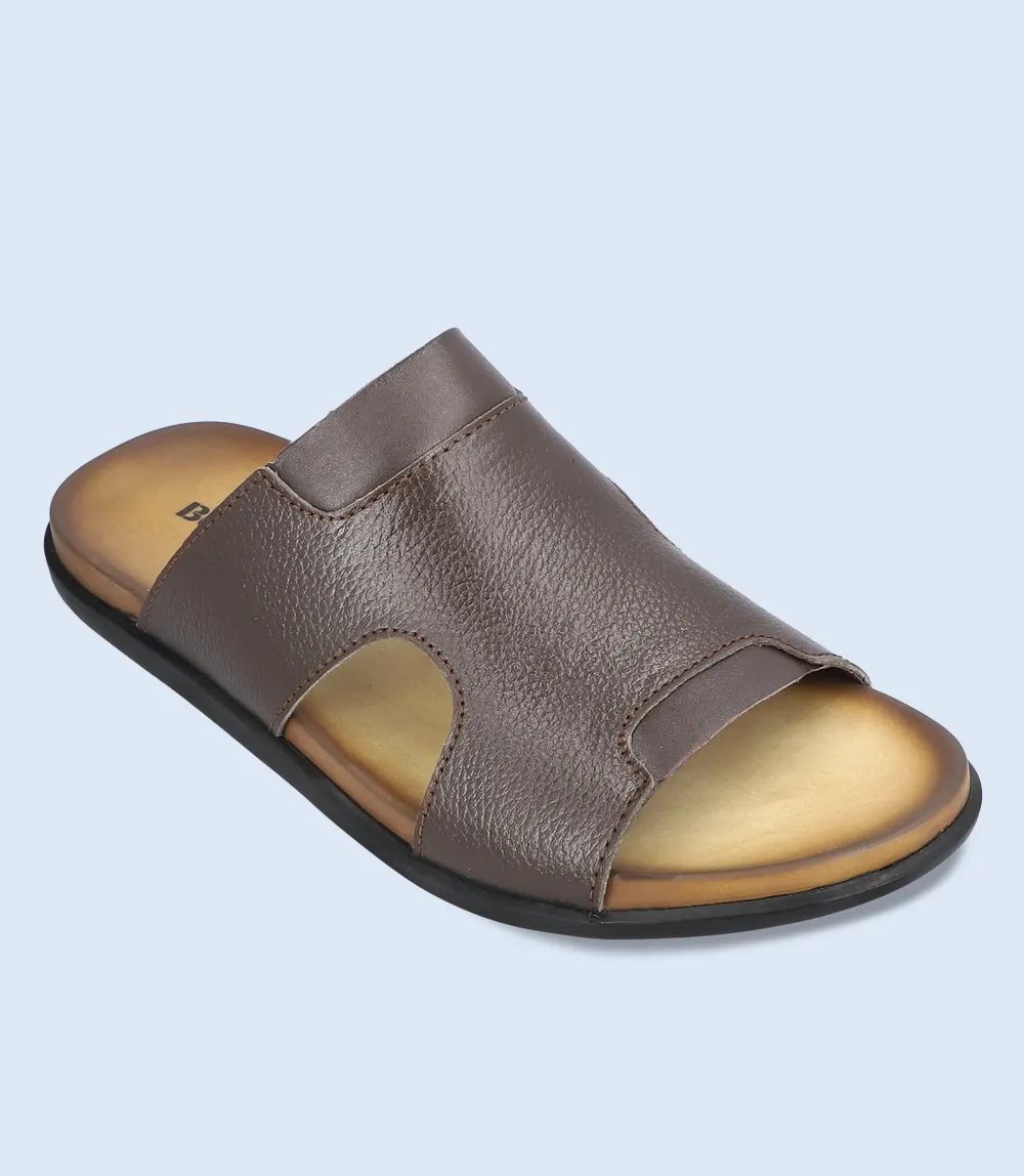 BM5802-BROWN-Men Slipper