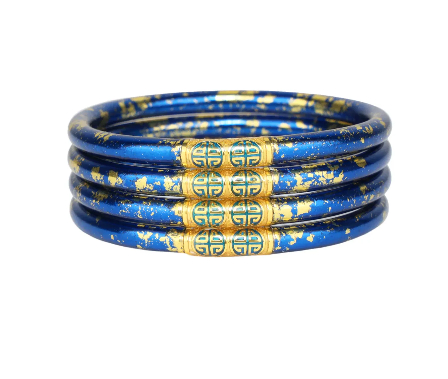 BuDhaGirl KOI Saffir All Weather Bangles® (AWB®)- Set of 4