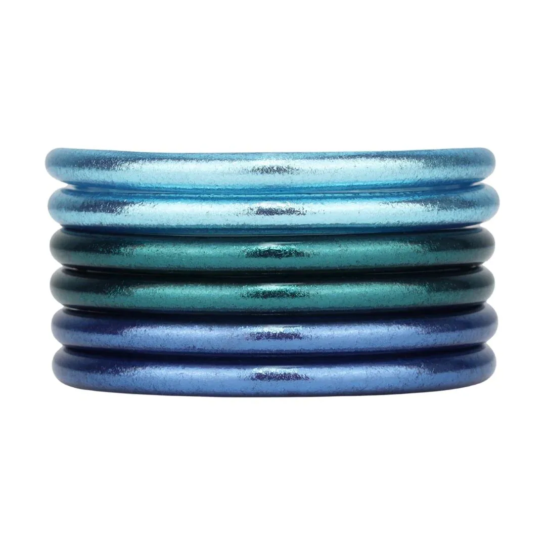 BuDhaGirl Ocean All Weather Bangles® (AWB®) - Set of 6