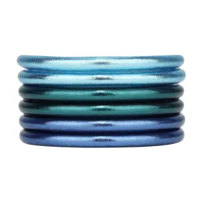 BuDhaGirl Ocean All Weather Bangles® (AWB®) - Set of 6