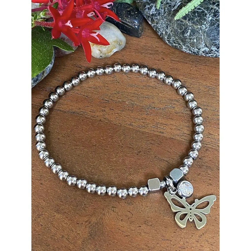 BUTTERFLY CHARM BRACELET