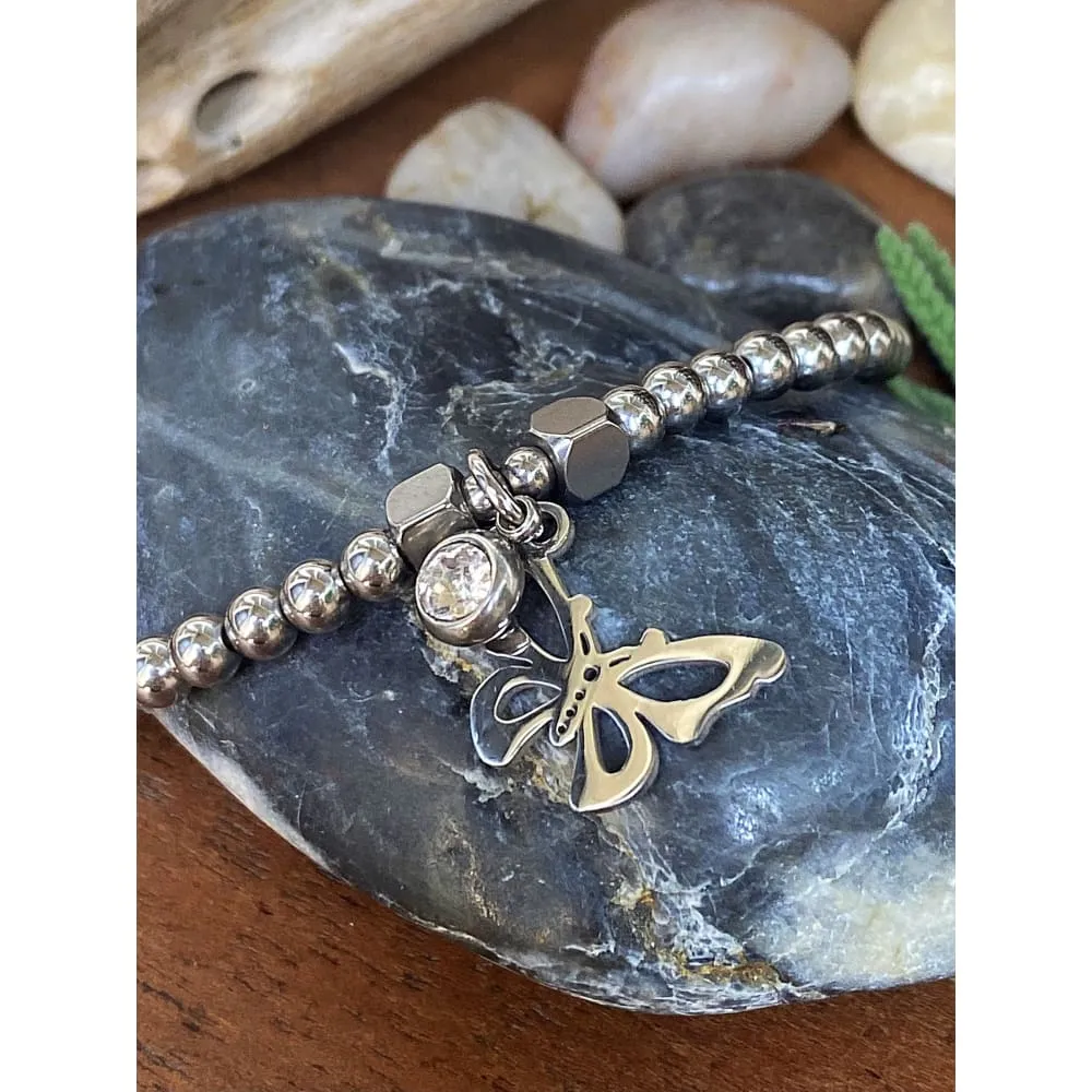 BUTTERFLY CHARM BRACELET