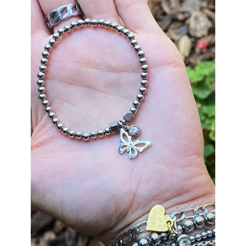 BUTTERFLY CHARM BRACELET