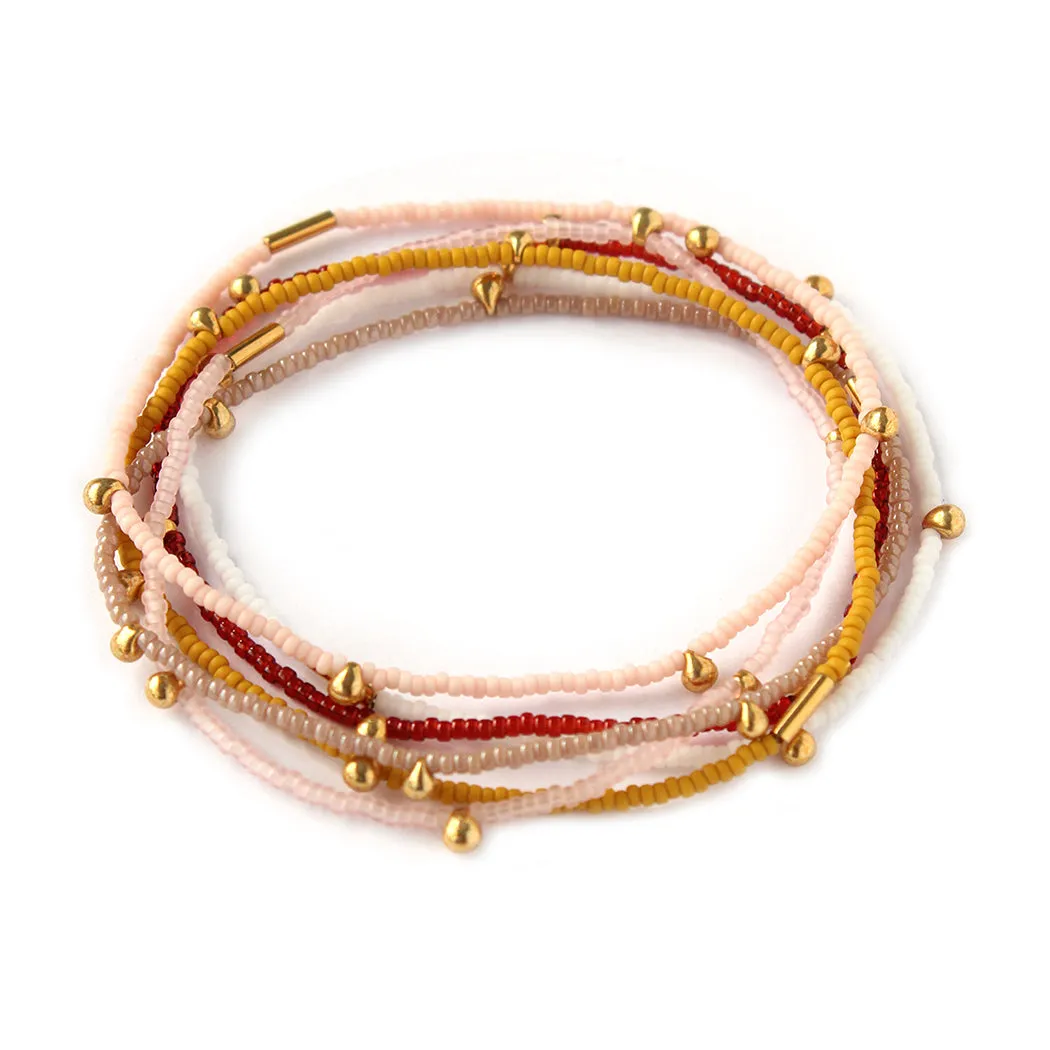 Cali Bracelets / set of 6 / Spice