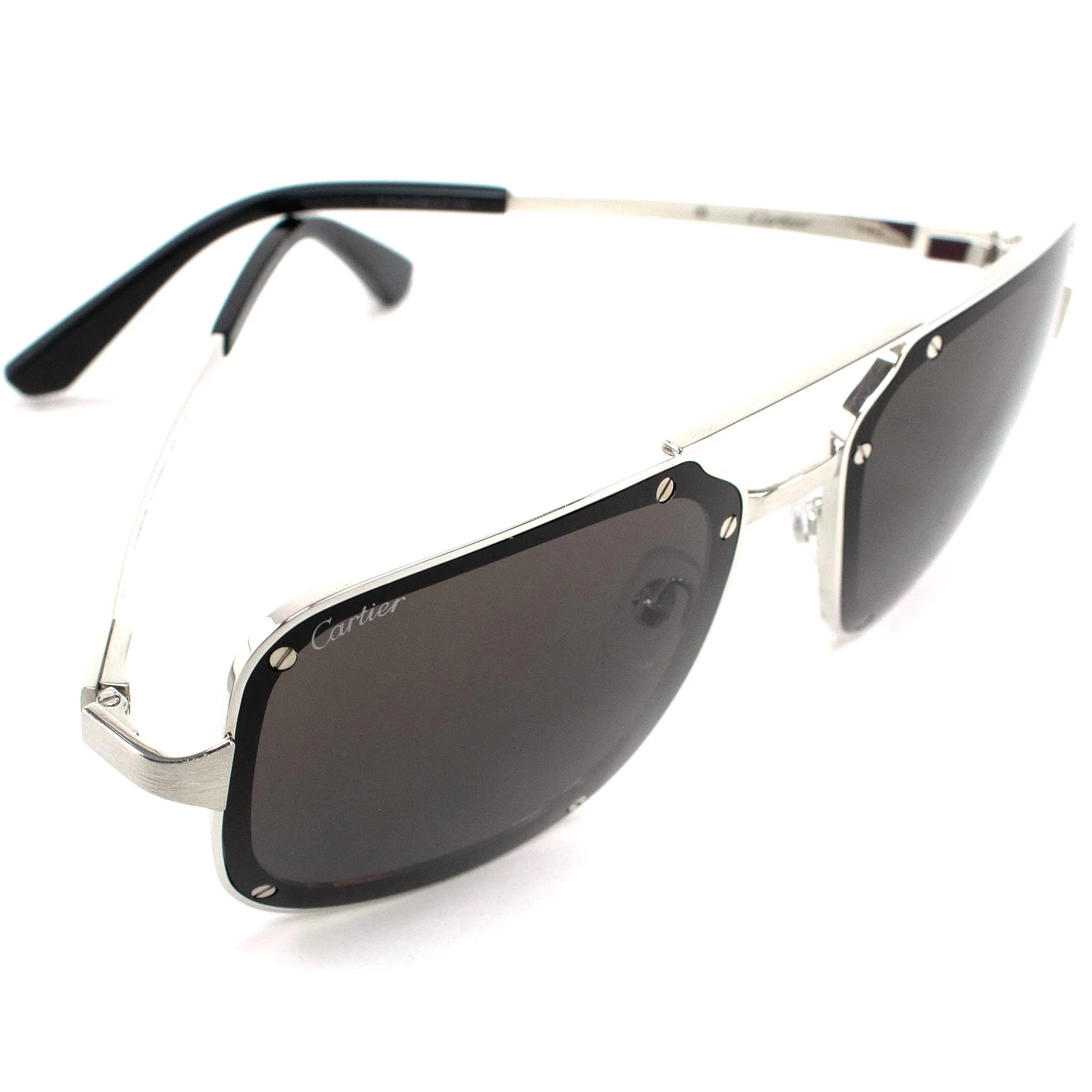 Cartier Eyewear CT0195S-001 Santos De Cartier Sunglasses