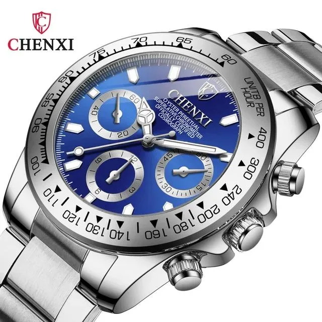 Chenxi Watch Men Gold Fashion Watches Stainless Steel Men's Watches S2589374