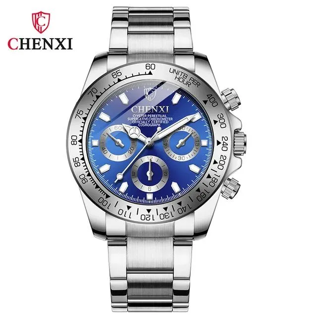 Chenxi Watch Men Gold Fashion Watches Stainless Steel Men's Watches S2589374