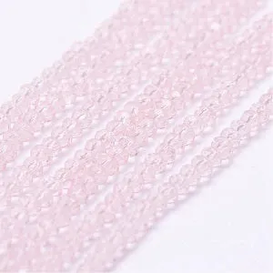 Chinese Crystal Faceted Rondelle 3mm