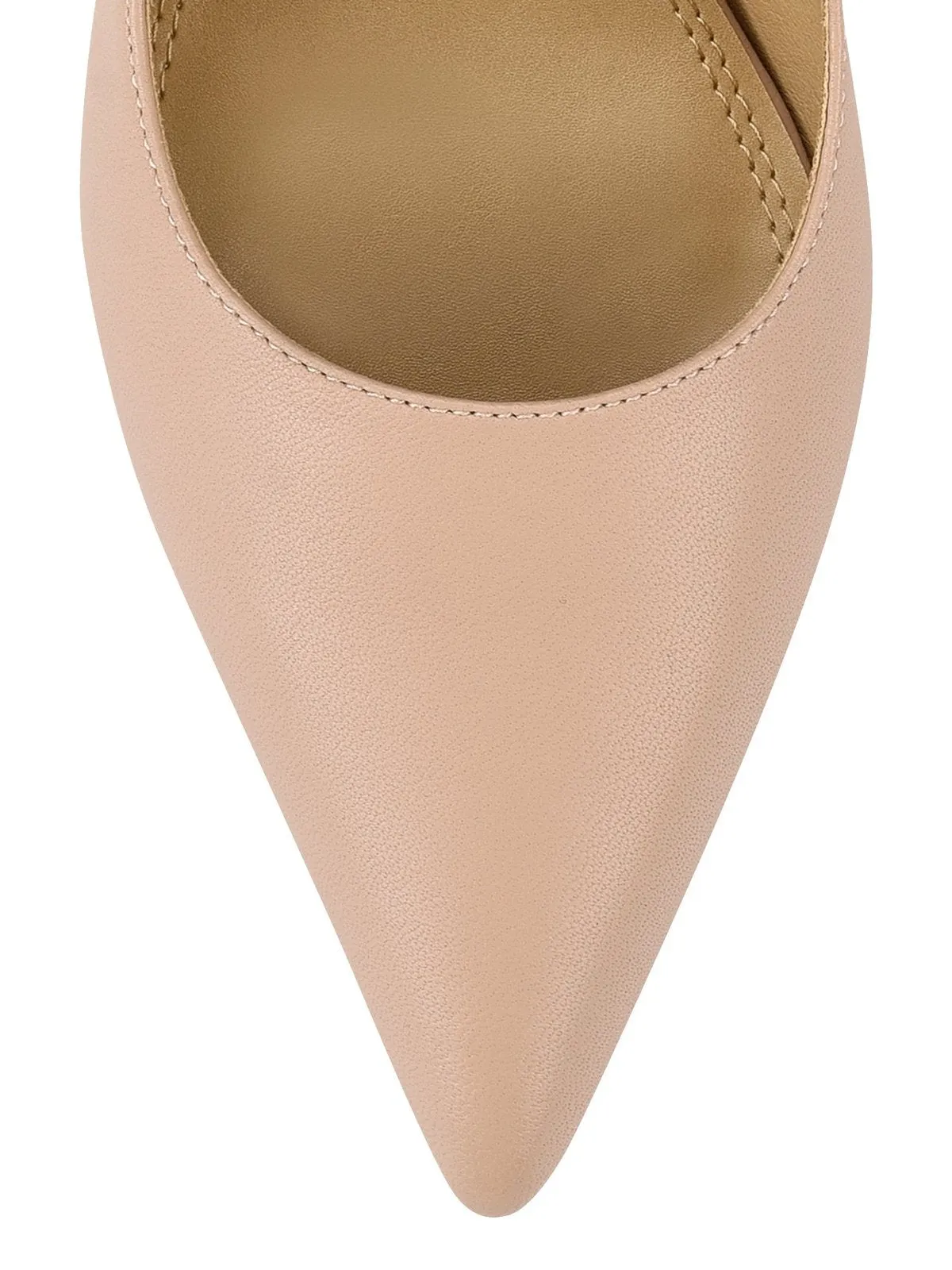 Circa Stiletto Pumps - Seashell Leather