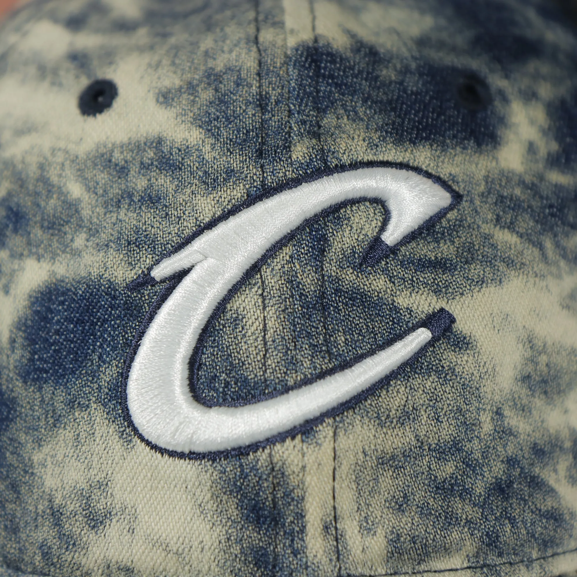 Cleveland Cavaliers Acid Wash Denim Dad Hat