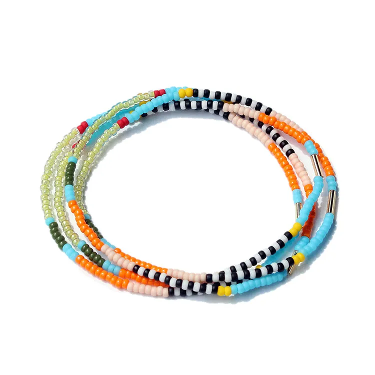 Coco Bracelets set of 4 / Turquoise