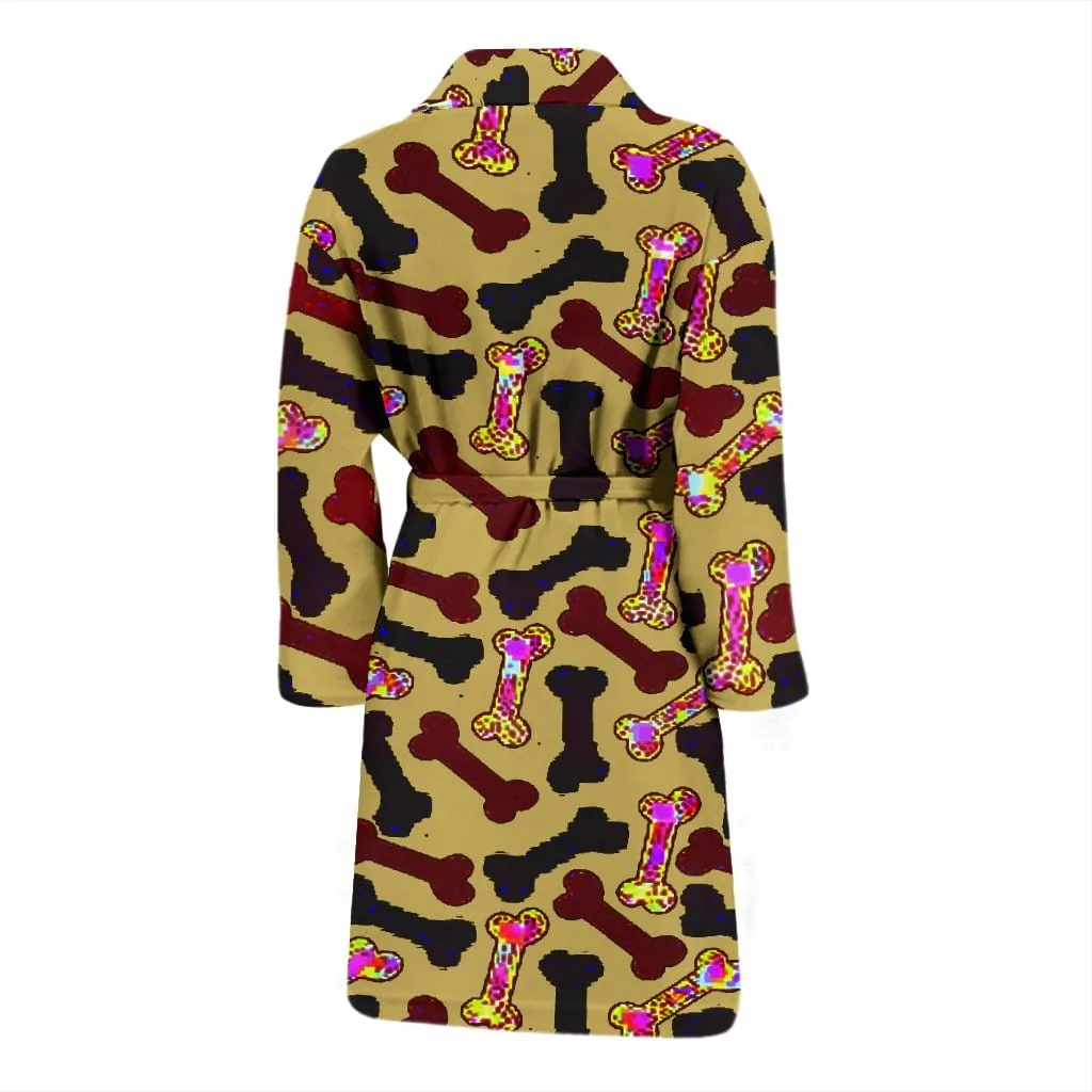 Colored bones MAN'S BATH ROBE