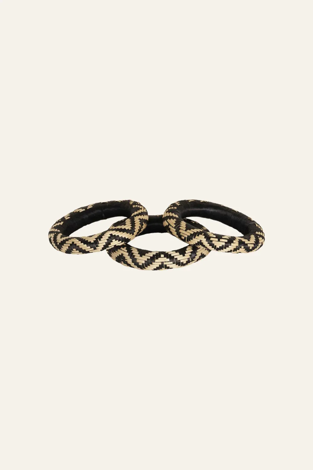 Cosmic Serpent Bangles in Black