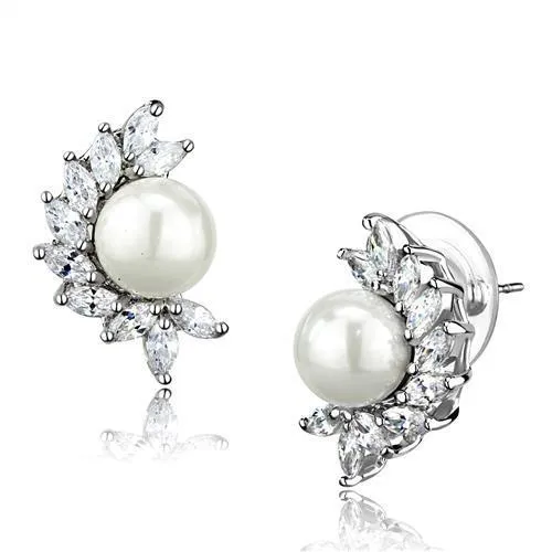 Crystal Pearl Earrings