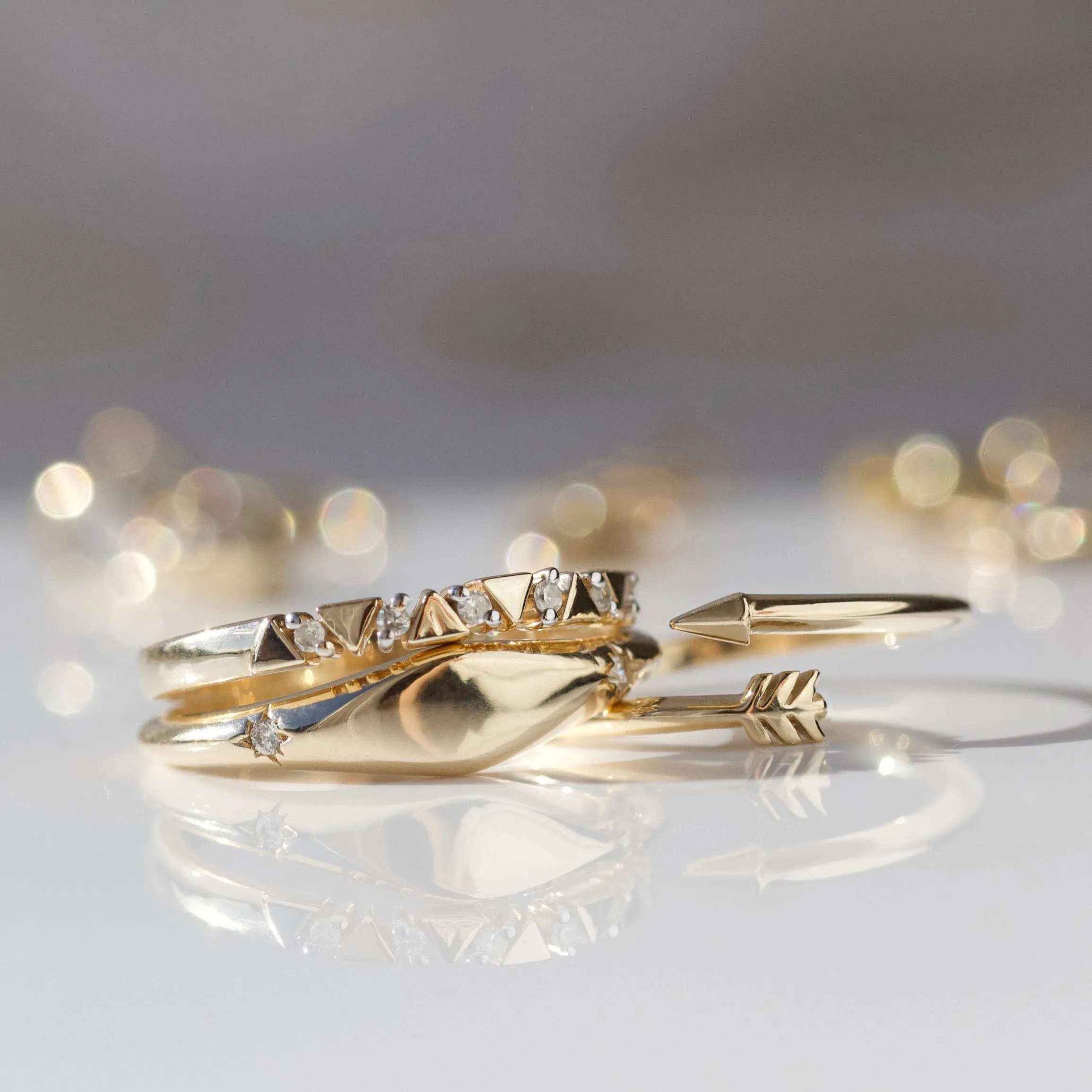 Cupids Arrow ring