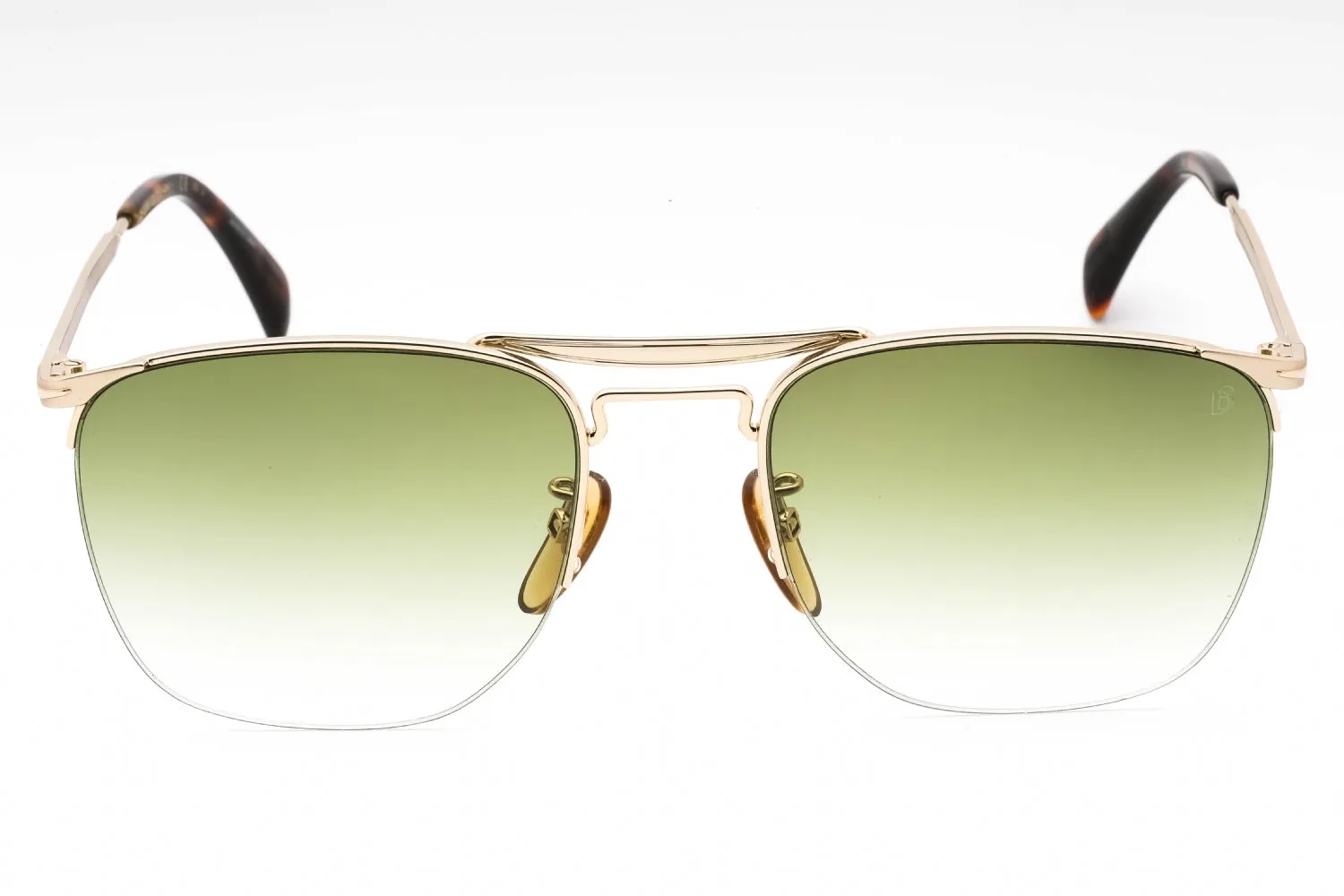 David Beckham DB 1001/S Sunglasses GOLD/GREEN SHADED