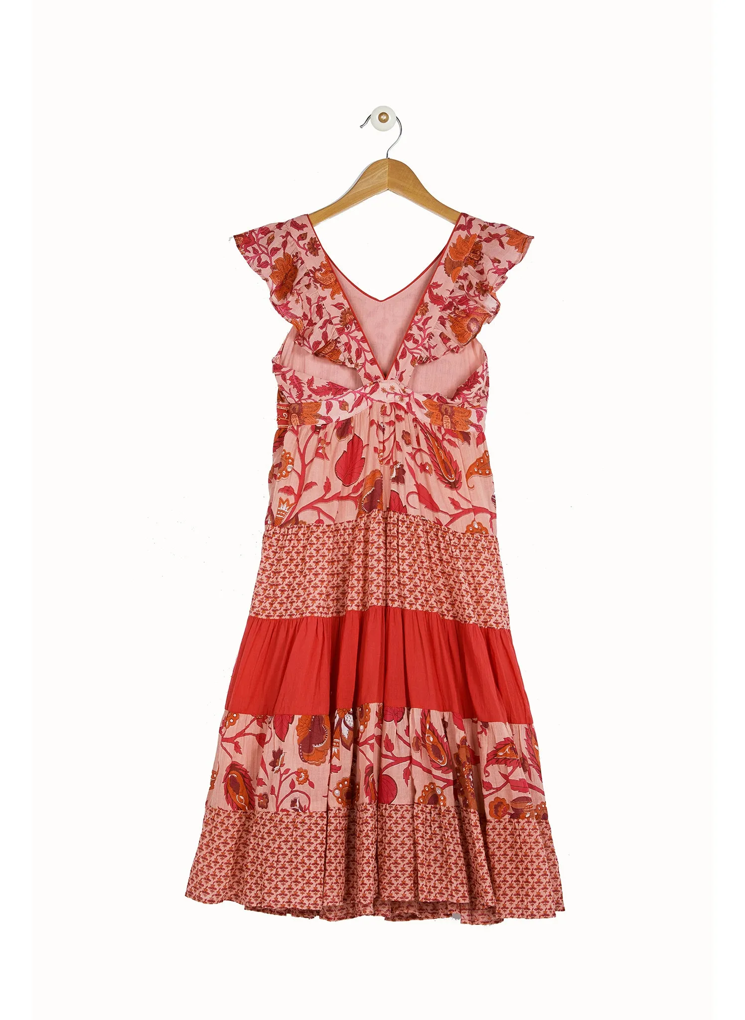 Derhy Kids Chrissie Dress in Raspberry/Farmbiose fushia