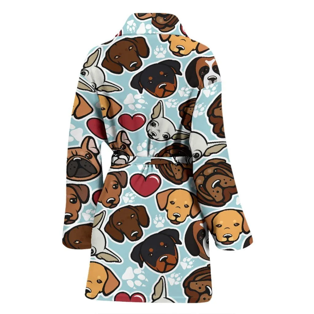 Dog Lovers Women's Bath Robe