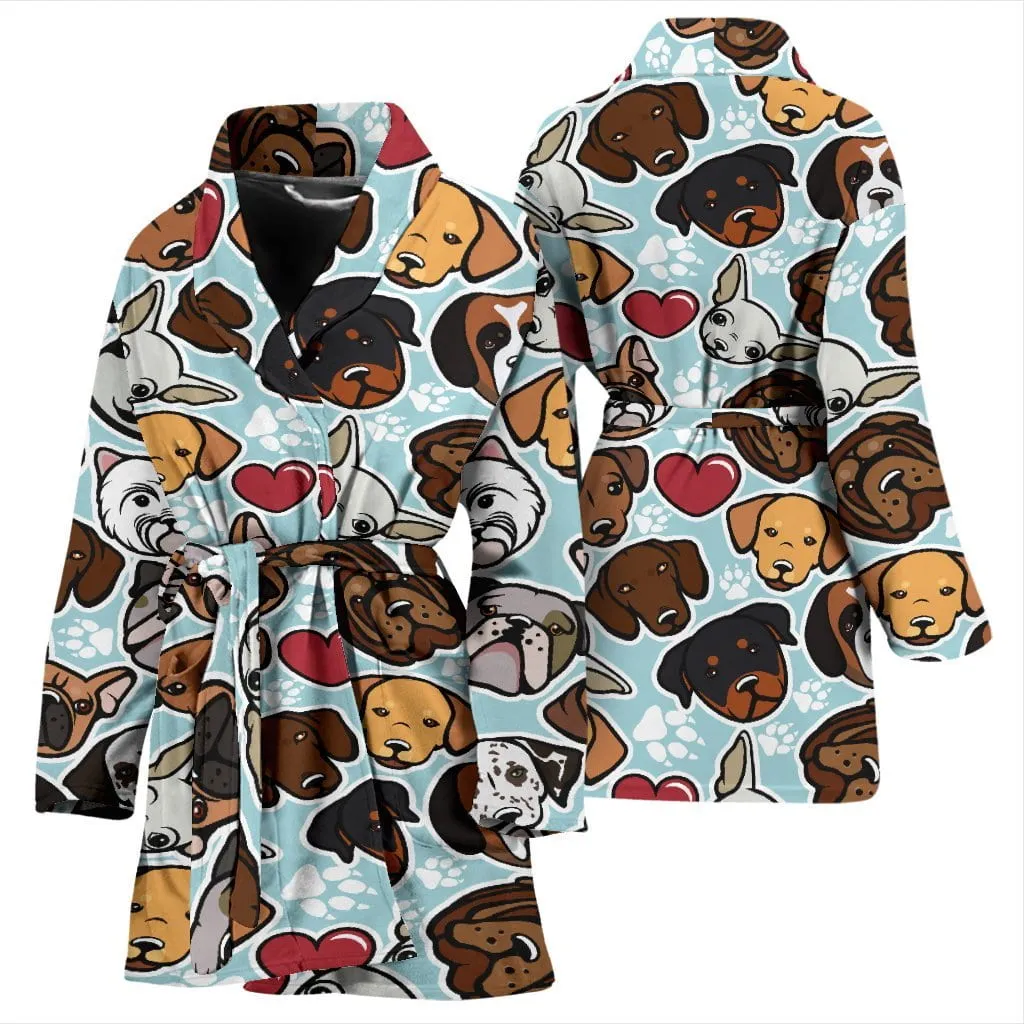 Dog Lovers Women's Bath Robe