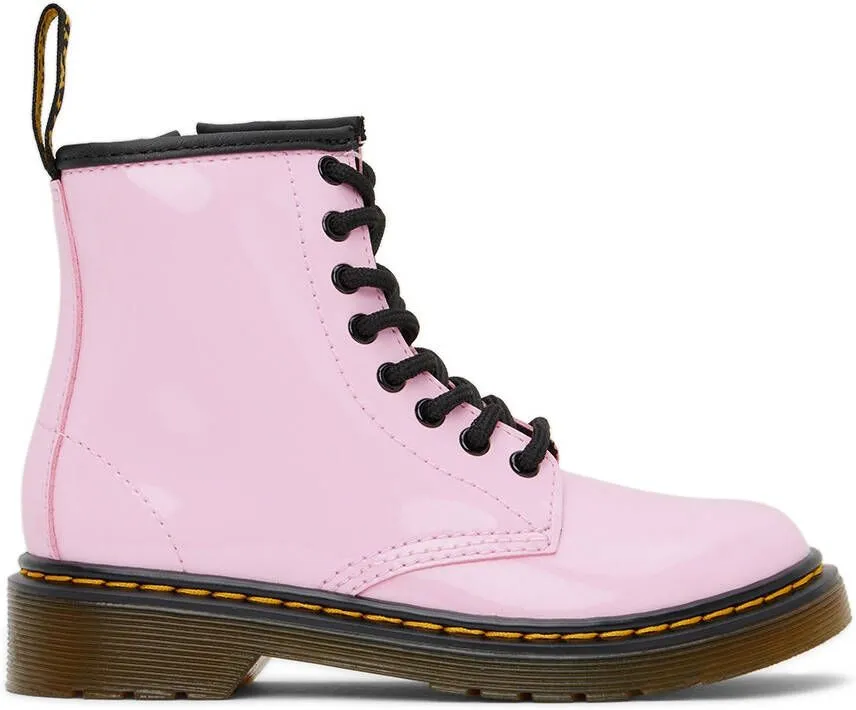 Dr. Martens Kids Pink 1460 Big Kids Boots