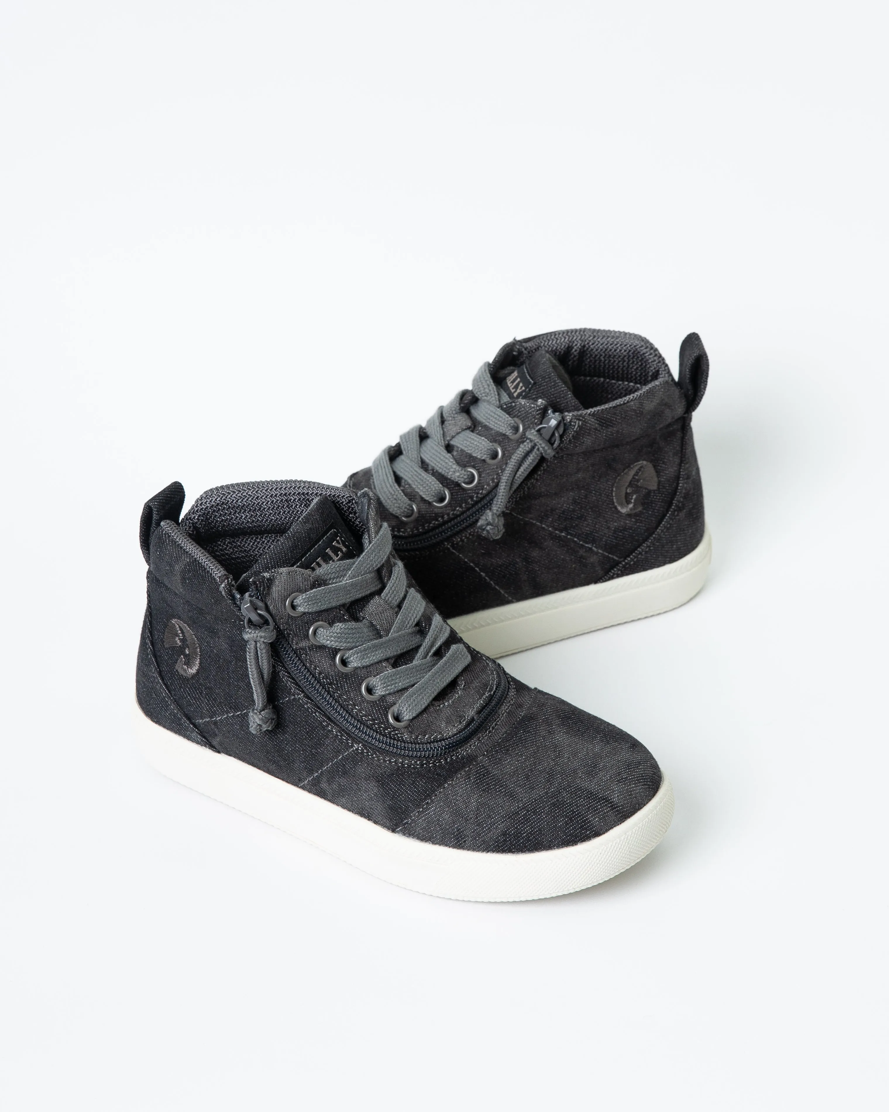 DR Short Wrap II High Top (Kids) - Black Acid Wash