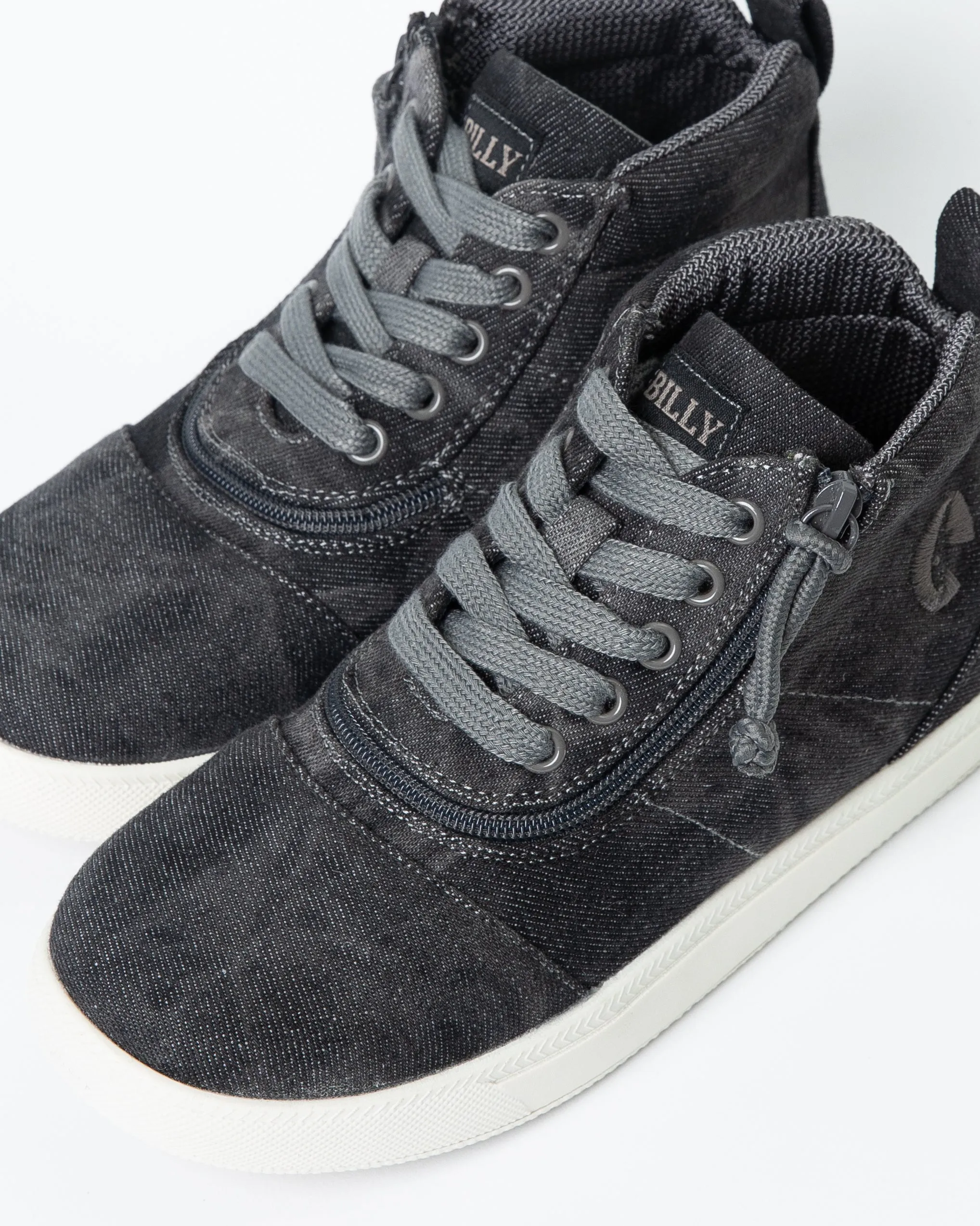 DR Short Wrap II High Top (Kids) - Black Acid Wash