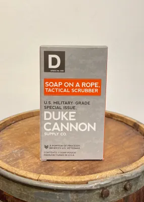 Duke Cannon Soap On A Rope Scrubbing Pouch