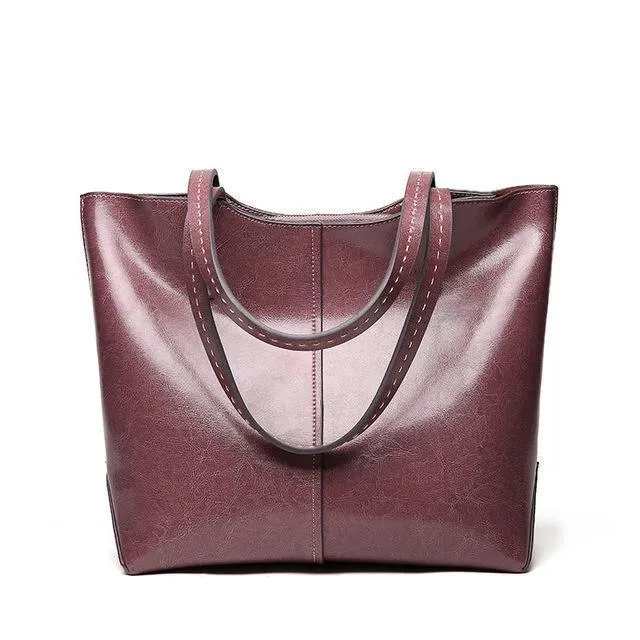 Fashion Women Handbags Genuine Leather Shoulder Bags