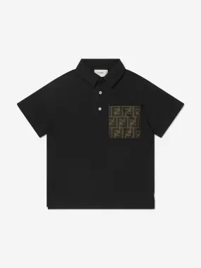 Fendi Kids - Boys Logo Pocket Polo Shirt | Childsplay Clothing