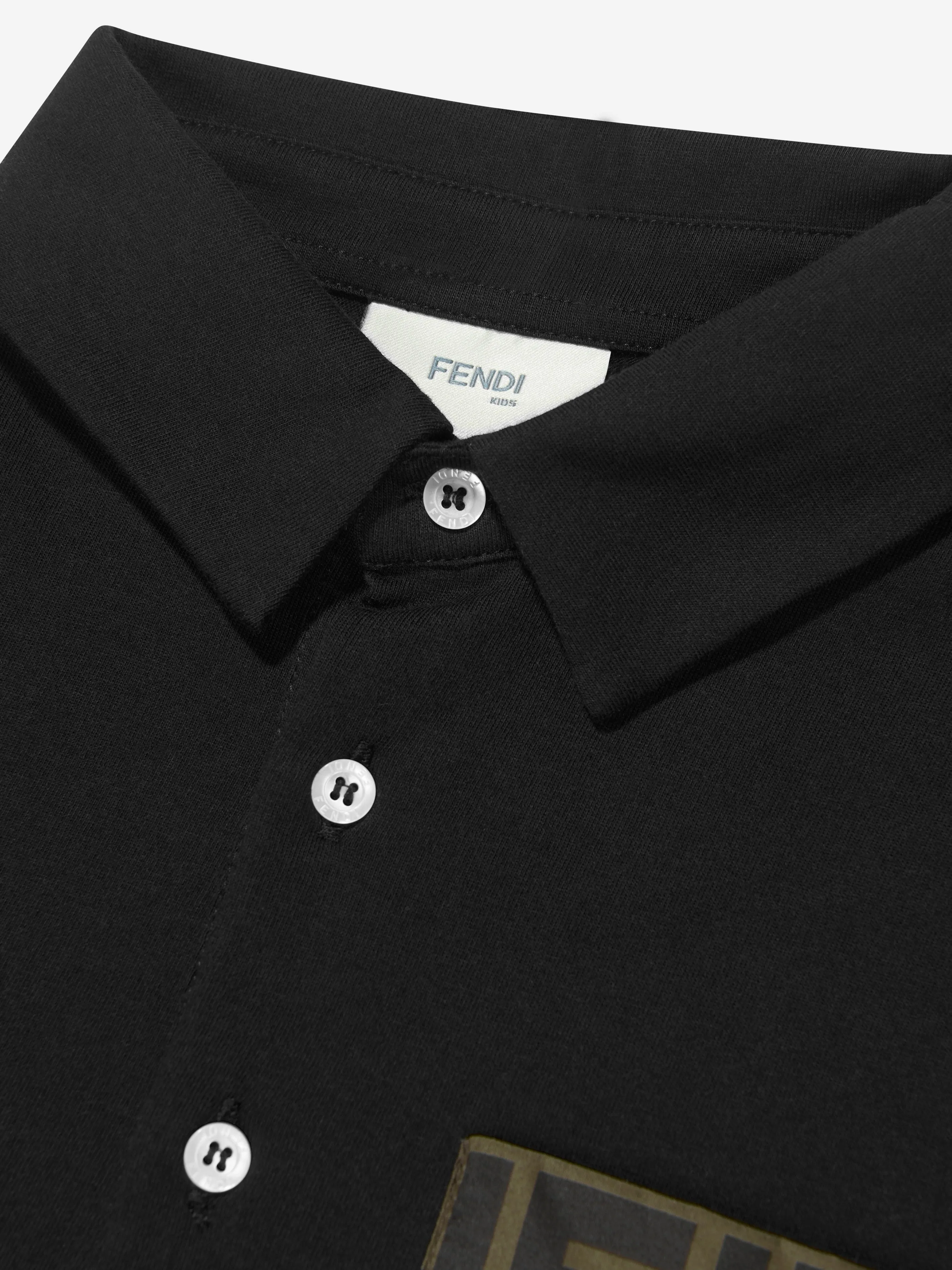 Fendi Kids - Boys Logo Pocket Polo Shirt | Childsplay Clothing