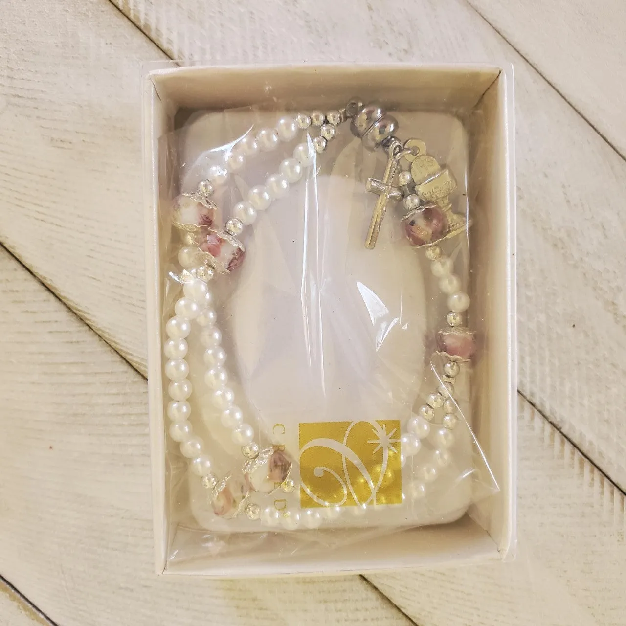 First Communion Rosary Bracelet