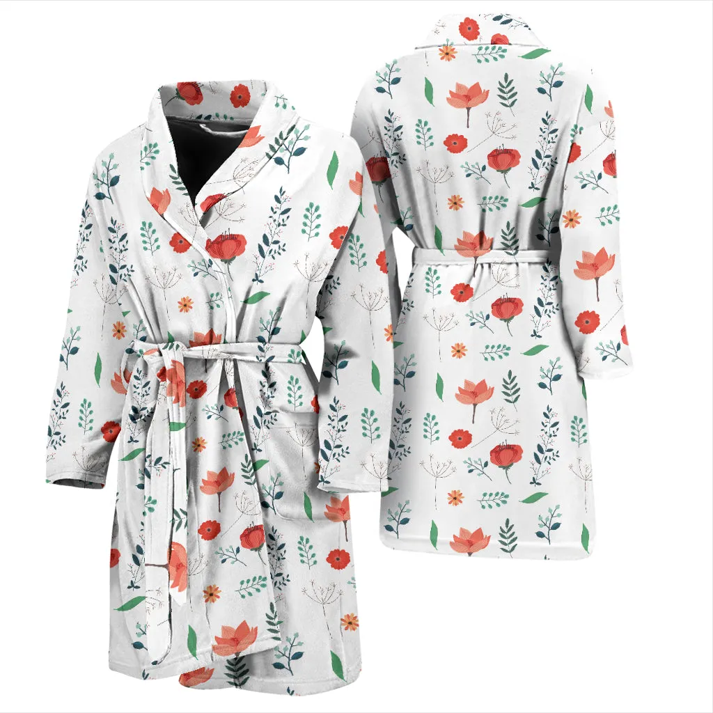 Flower garden MEN'S BATHROBE