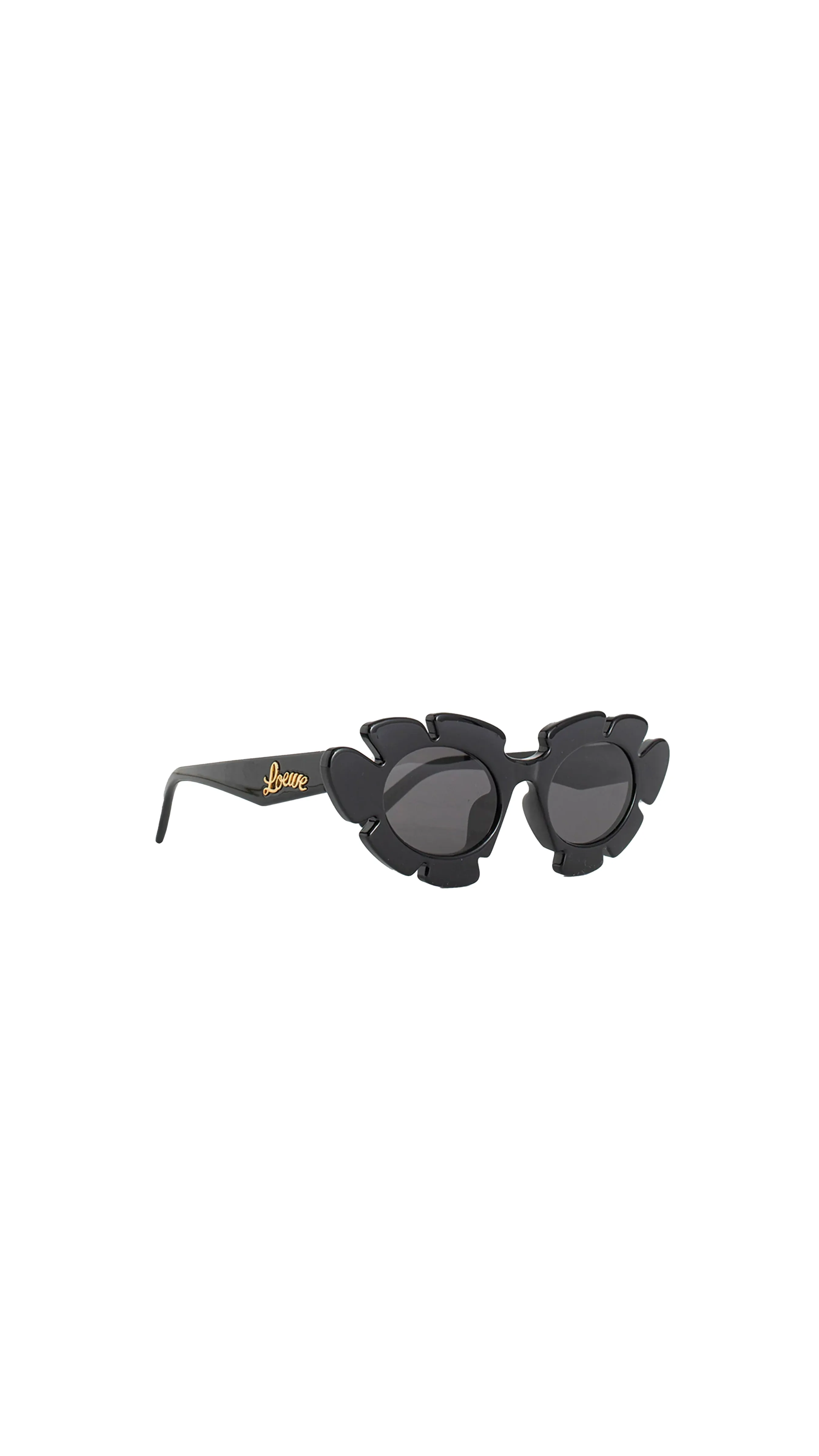 Flower Sunglasses - Black