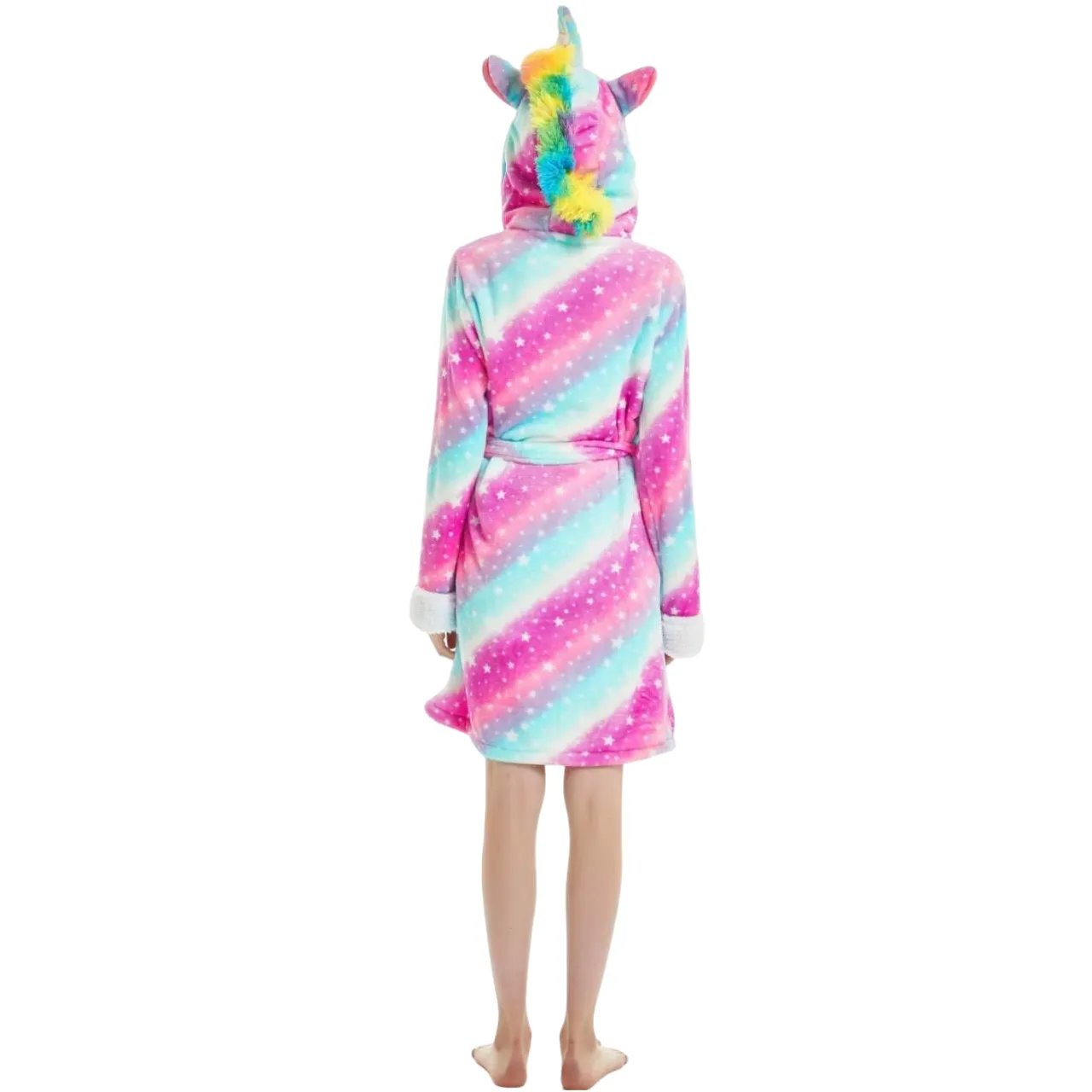 Galaxy Starry Sky Unicorn Adult Bathrobe