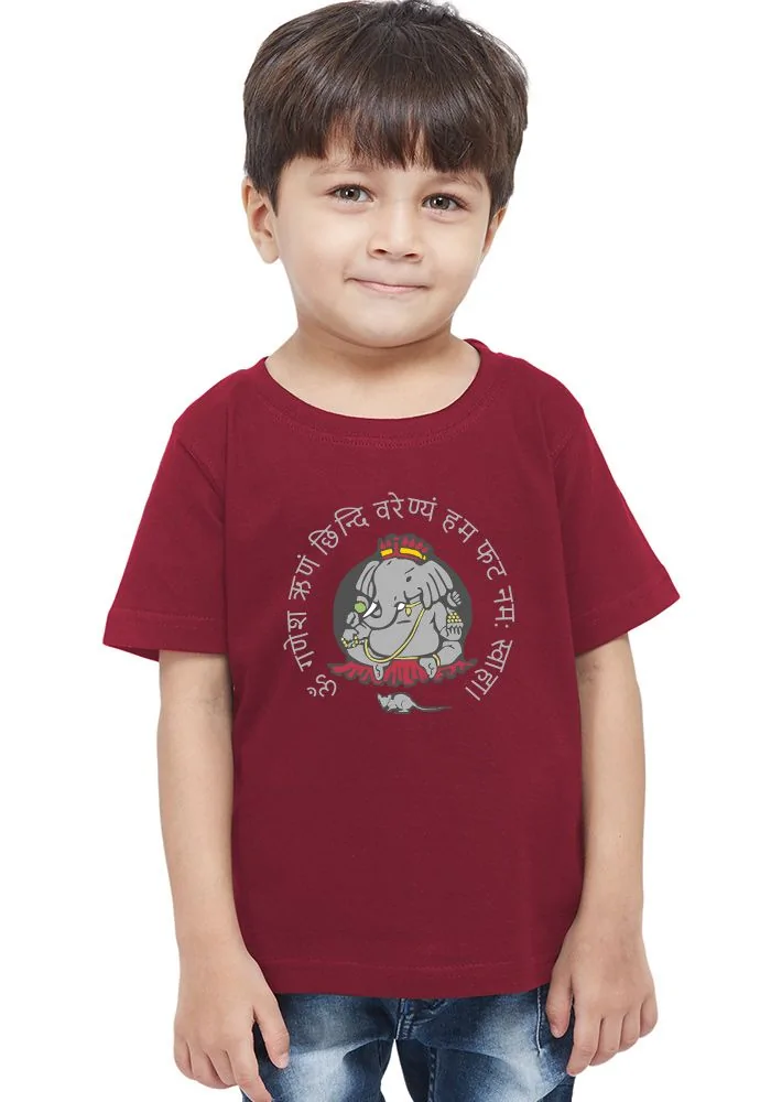 Ganpati Mantra Kids T-Shirt