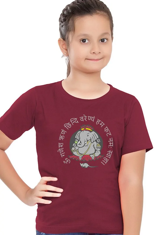 Ganpati Mantra Kids T-Shirt