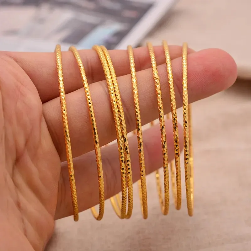 Gold Plated Bangles For Little Girls