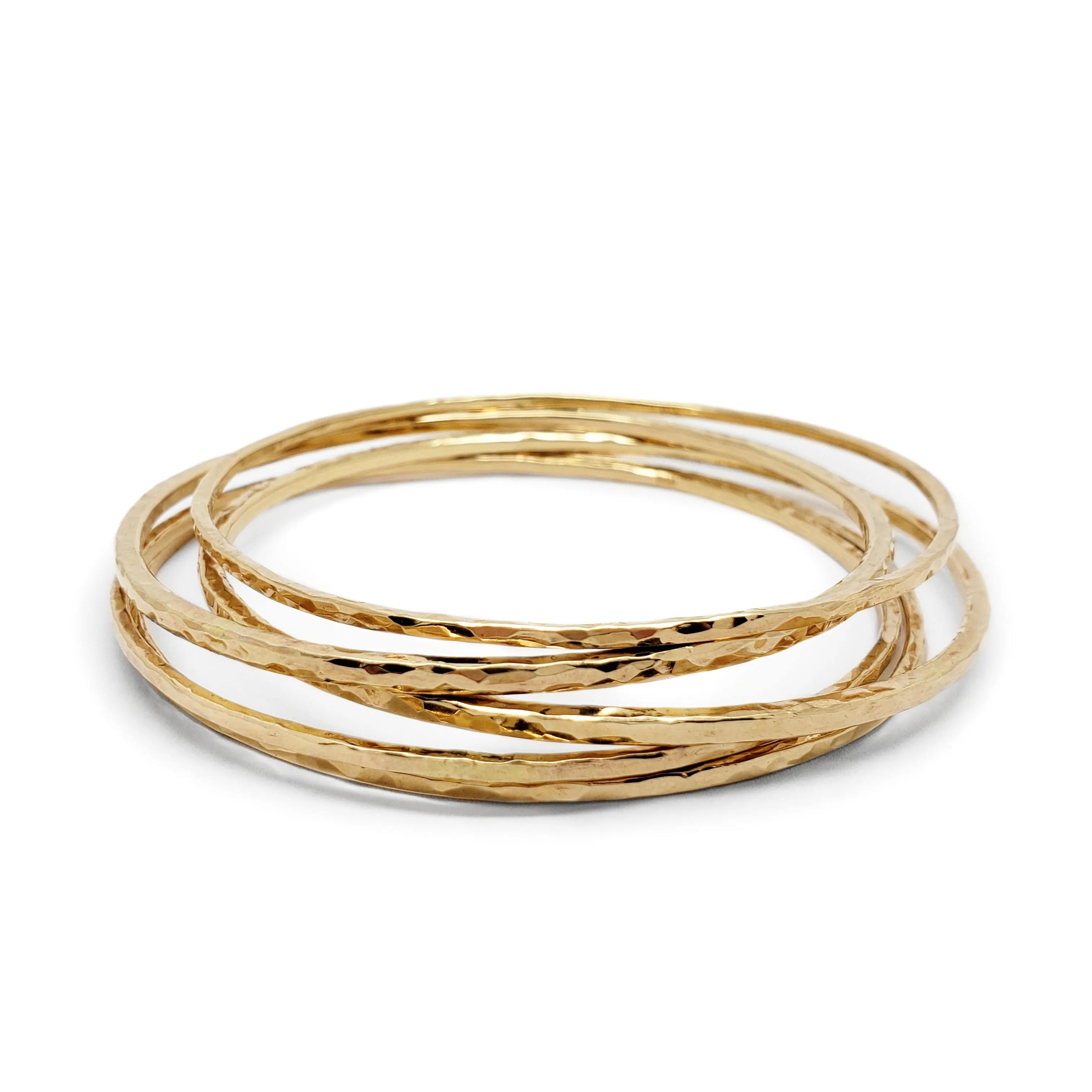 Hammered Bangles